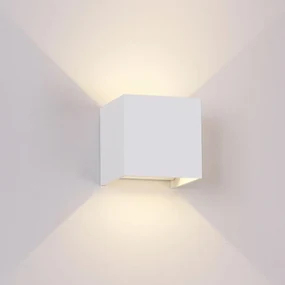 Applique LED moderno da esterno DAVOS bianco IP54, luce bianco naturale 91.6 lumen, MANTRA