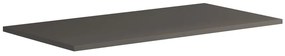 Top per lavabo Niwa L 90 x H 1.8 x P 46 cm laccato opaco grigio carbone truciolare