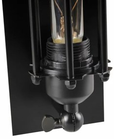 Applique RETRO 1xE27/20W/230V nero