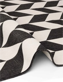 Passatoia da interno ed esterno nera/color crema 80x200 cm Haringey Terrick – Ted Baker