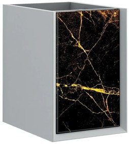 Estensione per mobile da bagno Bellagio 2 cassetti bianco L 35 x H 48 x P 46 cm