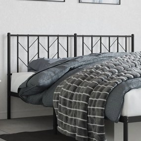 Testiera İn Metallo Nero 160 Cm /