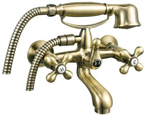 FERRO - Set vasca con miscelatore ANTICA in bronzo