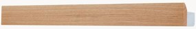 Mensola componibile da parete in legno di quercia Flex, magnetica