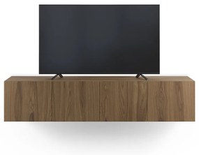 Mobile TV di colore naturale con effetto rovere 180x38x35 cm Daroca – Marckeric