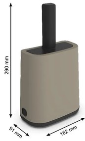 Cazzuola con supporto 9x16 cm Biala - Rotho