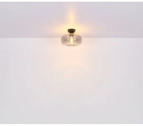 Globo 15566D - Lampadario a plafone GIUSEPPE 1xE27/40W/230V diametro 28 cm grigio