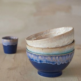 Ciotole bianche in gres in set di 4 pezzi ø 15 cm Latte - Costa Nova