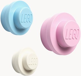 Set di 3 ganci da parete per bambini Brick