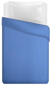 Trapuntino singolo blu microfibra