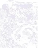 Isidore Leroy Carta da parati panoramica Eternelles Lilas - Panel A