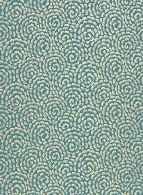 Tapete Kingsley von Nina Campbell - Peacock/ Gold