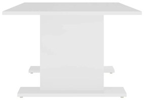 Tavolino da caffè bianco 103,5x60x40 cm in truciolato
