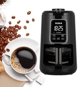 TESLA Electronics - Macchina da caffè con macinino 2in1 900W/230V