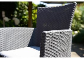 Sedia da giardino in plastica grigio scuro Lowa - Keter