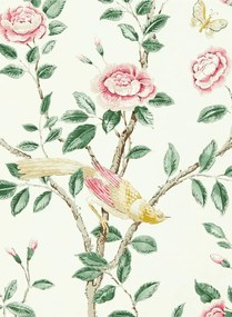 Sanderson Tapete Andhara - Rose/ Cream