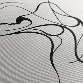 Quadro su tela – Linea delicata del corpo femminile