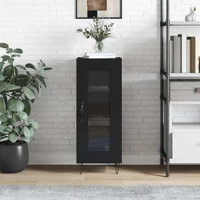 Credenza Nero 34,5x34x90 Cm İn Legno Multistrato /