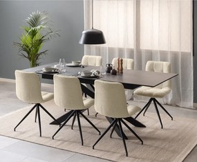 Tavolo da pranzo pieghevole in ceramica 90x210 cm Irwine - Actona
