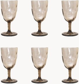 Set di 6 bicchieri da vino Wavy