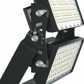Faro Modulare LED 400W IP66, 167lm/W, No Flickering con driver Philips Colore  Bianco Naturale 4.000K, Scegli l'angolo di illuminazione 30°, Scegli le staffe dei moduli Orientabili