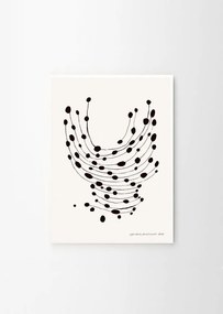 Poster 30x40 cm Dancing Dots – Leise Dich Abrahamsen – The Poster Club