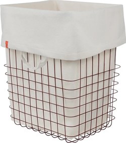 Cesta per il bucato burgundy in metallo 64 l Store-It – Mette Ditmer Denmark