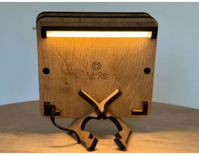 Li-Go 5788/DUB2 - Lampada decorativa da tavolo LED/12W/230V 19x19 cm rovere/Il Piccolo Principe