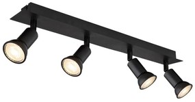 Globo 57998-4 - Faretto DREW 4xGU10/35W/230V nero