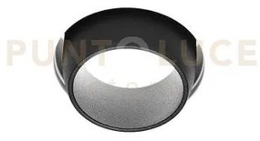 Lelanto faretto incasso orientabile 1 luce nero attacco gu10 d.5cm