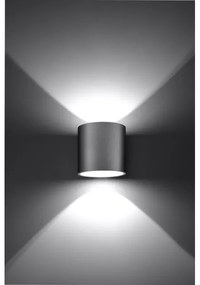 Sollux SL.0049 - Applique ORBIS 1 1xG9/40W/230V grigio
