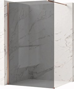 Parete doccia Rea Flexi Grey / Brush Copper 140