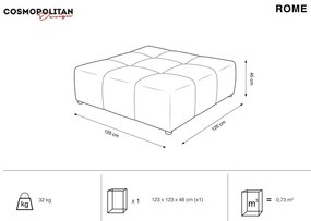 Modulo divano blu Rome - Cosmopolitan Design