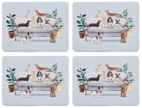 Tovagliette in sughero 4 pezzi 21,5x29 cm Curious Dogs - Cooksmart ®
