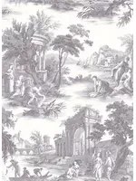 Cole & Son Carta da parati Villandry - Charcoal