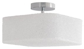 Lampadario Plafoniera Dea Class Colore Bianco 25W Mis 32 x 32 x 25 cm