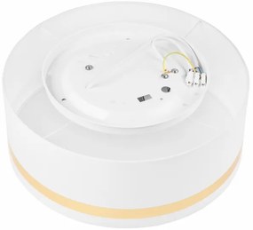 Plafoniera SIRJA STRIPE 2xE27/15W/230V diametro 35 cm bianco