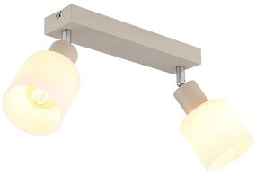 Globo 54114-2 - Faretto TRENT 2xE14/25W/230V