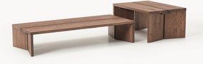 Set di 2 tavolini da salotto in legno di quercia Amad