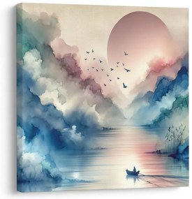 Quadro su tela – Tocco di cielo e terra