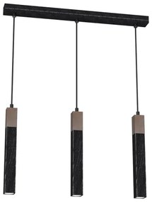 Lampadario su filo SOLO 3xGU10/MR11/40W/230V nero