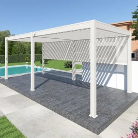 Pergola bioclimatica Ombréa autoportante 3x6M in alluminio
