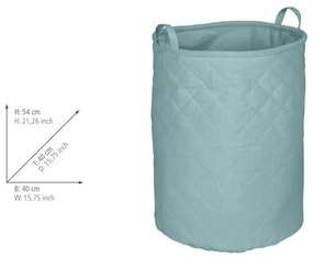Cesta per il bucato verde chiaro in tessuto 67 l Tom Tailor – Wenko