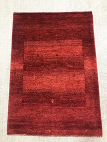 Loribaft Tappeto 80x120 Rosso (Iran) Annodato A Mano