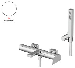 Rubinetto per vasca Soffio per muro bianco verniciato GATTONI RUBINETTERIA