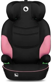 Lionelo - Seggiolino auto LARS i-Dimensioni 100-150 cm nero/rosa