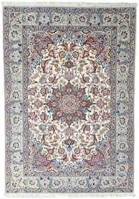 Isfahan Tappeto persiano 110 x 150 Beige (Iran) Annodato A Mano
