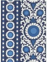 Osborne & Little Carta da parati Samrina - Indigo