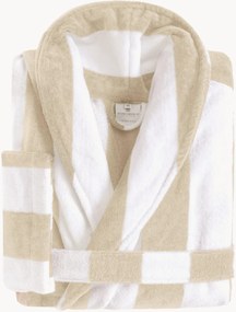 Accappatoio unisex in cotone velour con collo a scialle Forte