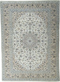 Kashan Tappeto 410 x 290 Beige (Iran) Annodato A Mano